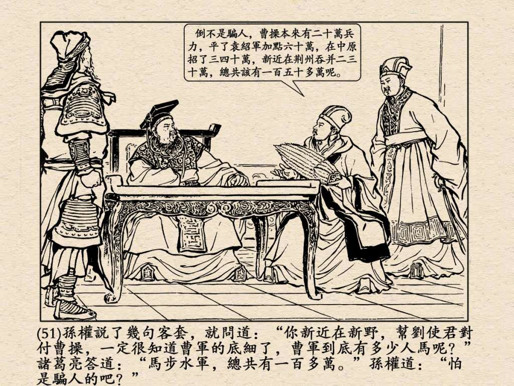 《三国演义》高清连环画第25集——舌战群儒