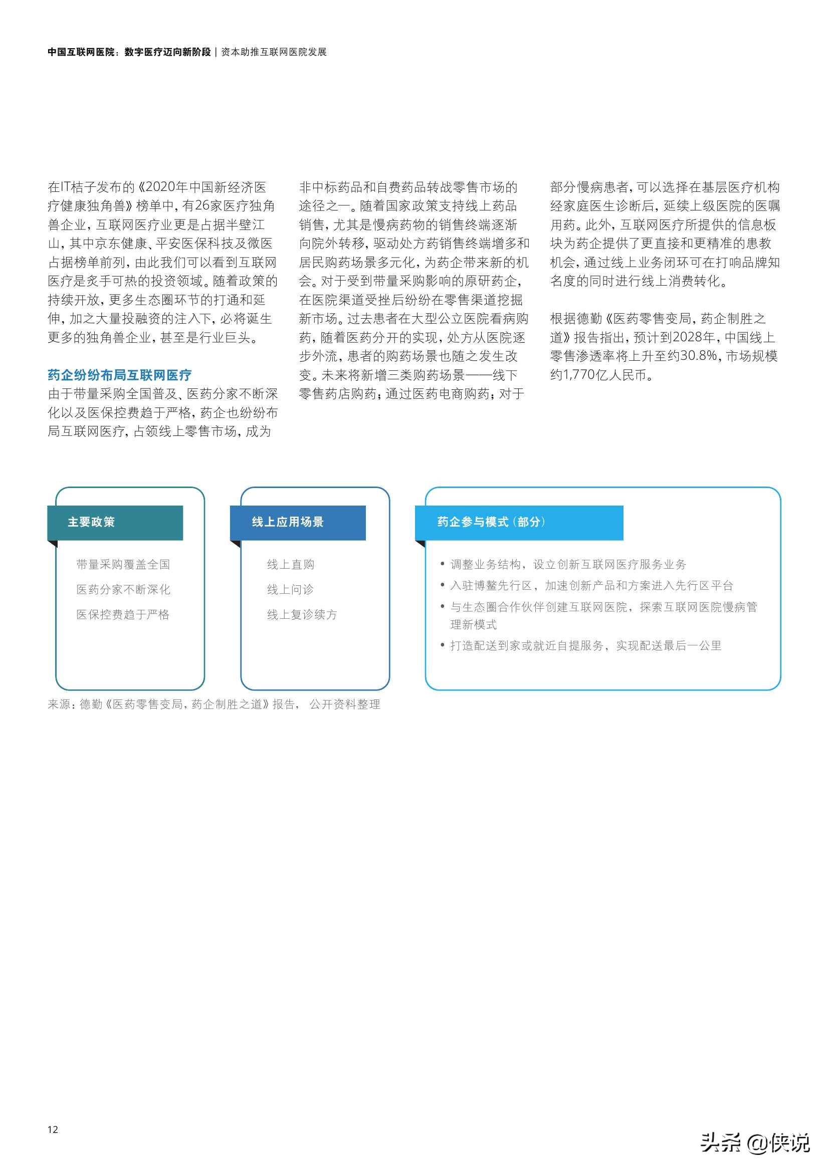 中国互联网医院：数字医疗迈向新阶段（德勤）