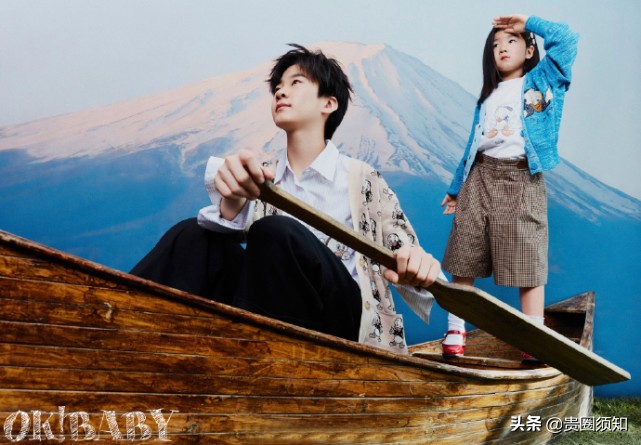 張亮一雙兒女登上雜誌封面，6歲妹妹水靈十足，天天長成翩翩少年