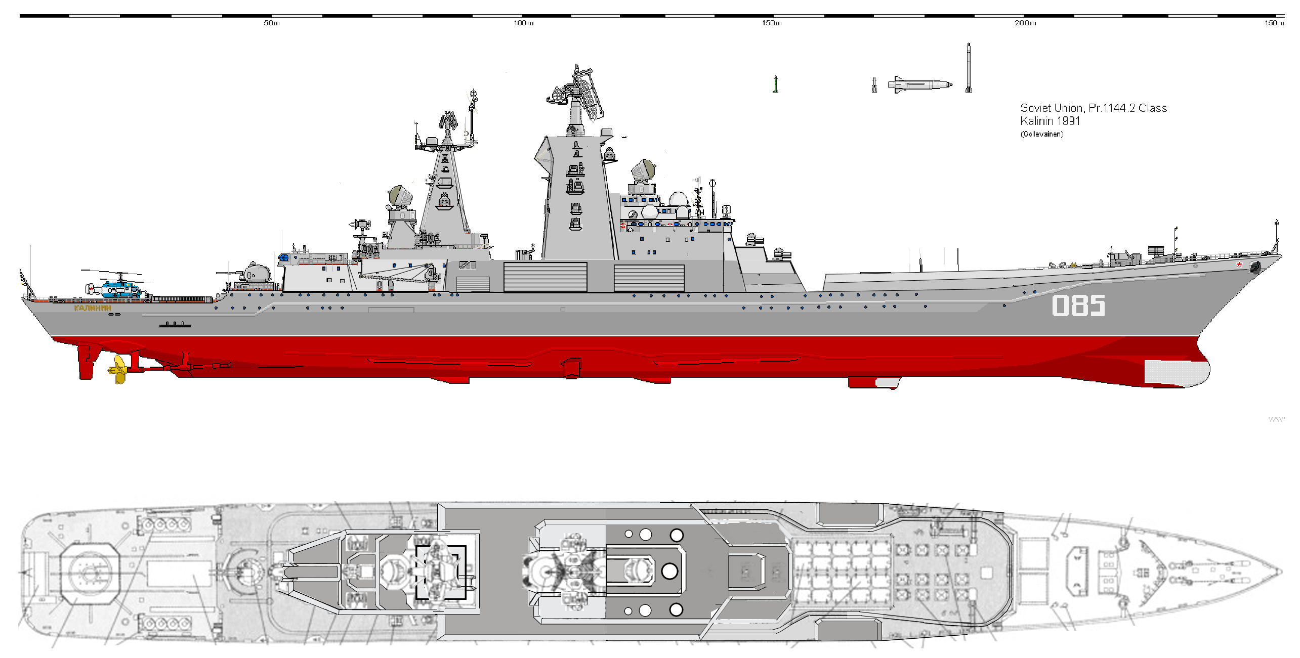架空：苏联海军的隐身尝试，北冰洋的幽灵，纳西莫夫号隐身巡洋舰