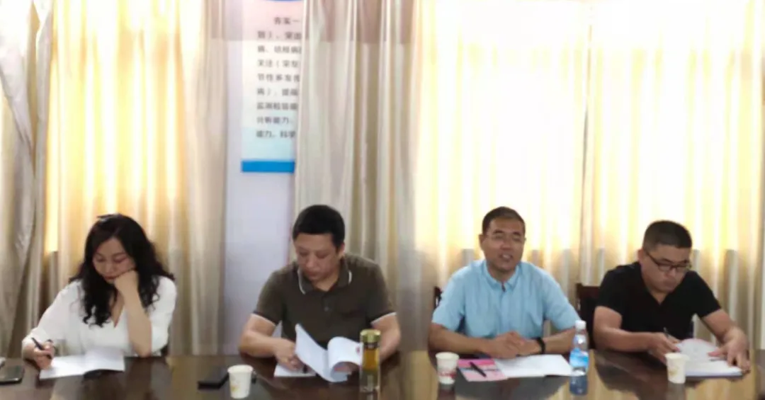 南阳市疾控中心调研唐河县2021年上半年慢病防控工作