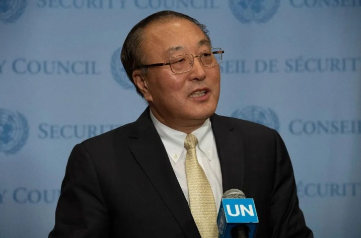 联合国举行视频会,中国代表直言:应将外国驻