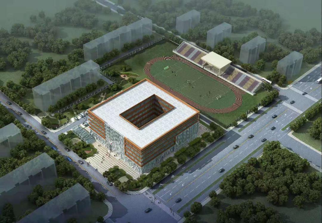 邯郸市人和中学新建项目即将建成招生(图1)