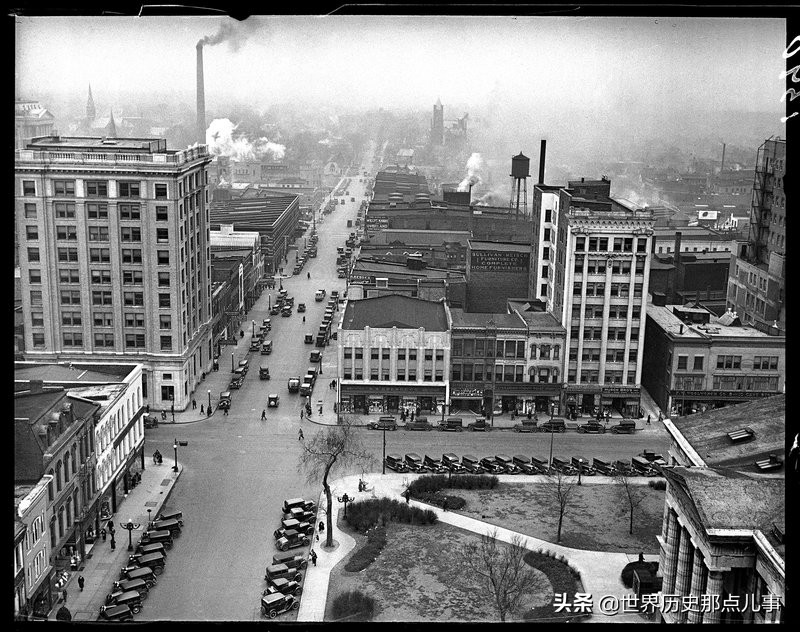 10张真实老照片：20世纪30年代，美国春田市的城