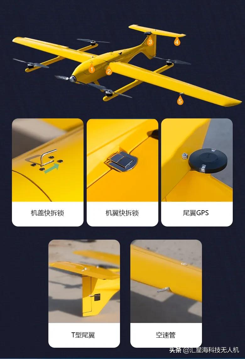 110min長續(xù)航！飛龍PRO垂起固定翼測繪無人機上市
