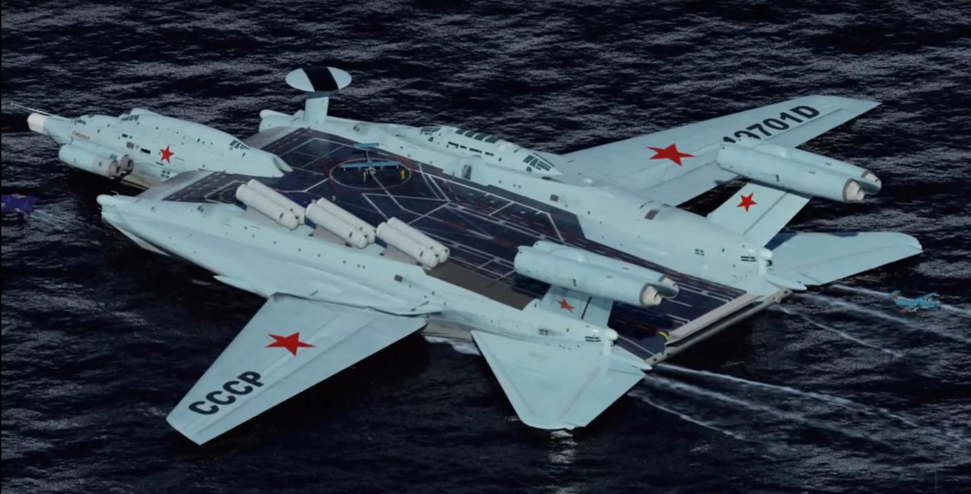 神秘的里海怪物，400公里外能打航母，航速有每小时800千米