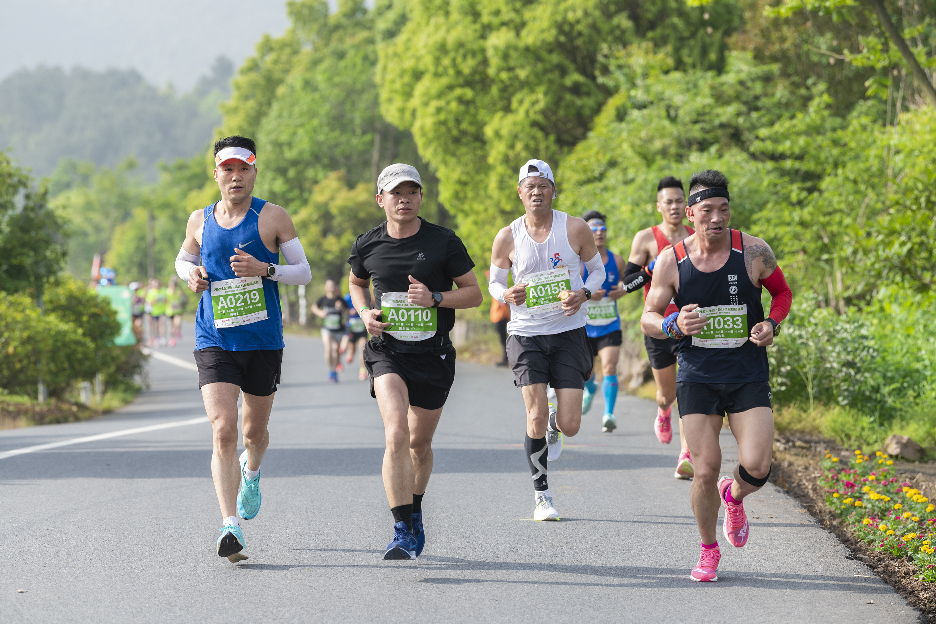 2021金东绿道•浙江马拉松团体赛，最美绿道跑出最美风情