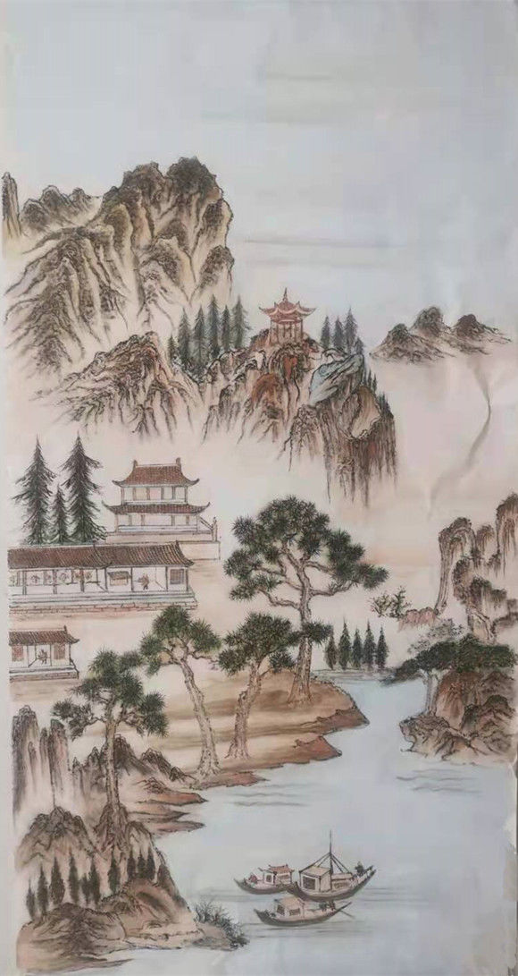 巧夺天工 妙笔生花——画家朱建华作品欣赏