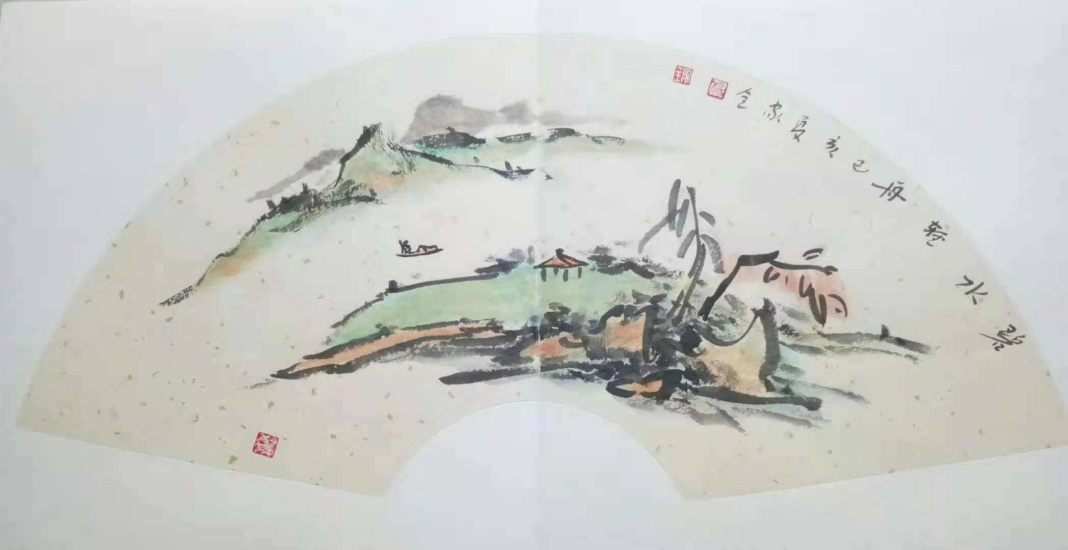 夏日话扇：书画家杨家全老师扇面作品欣赏