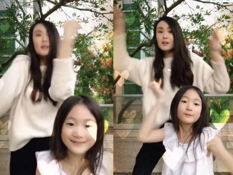 李小鹏女儿是放开了长？长发披肩气质出众，可样貌却有点意料之外