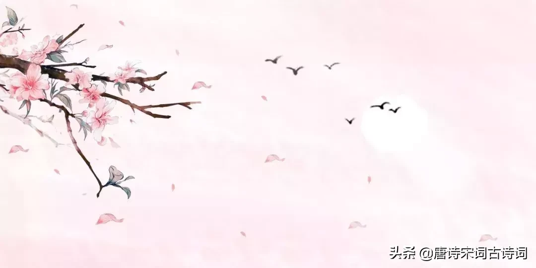 关于桃花的古诗名句:竹外桃花三两枝，春江水暖鸭先知图片