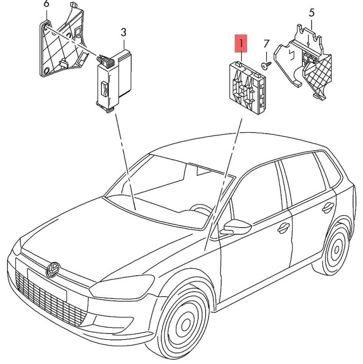 What is the reason for the failure light of Volkswagen Polo gearbox