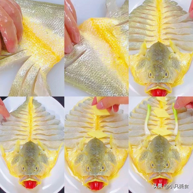 The simplest method of yellow croaker is "steamed yellow croaker". The meat is tender, nutritious and delicious.