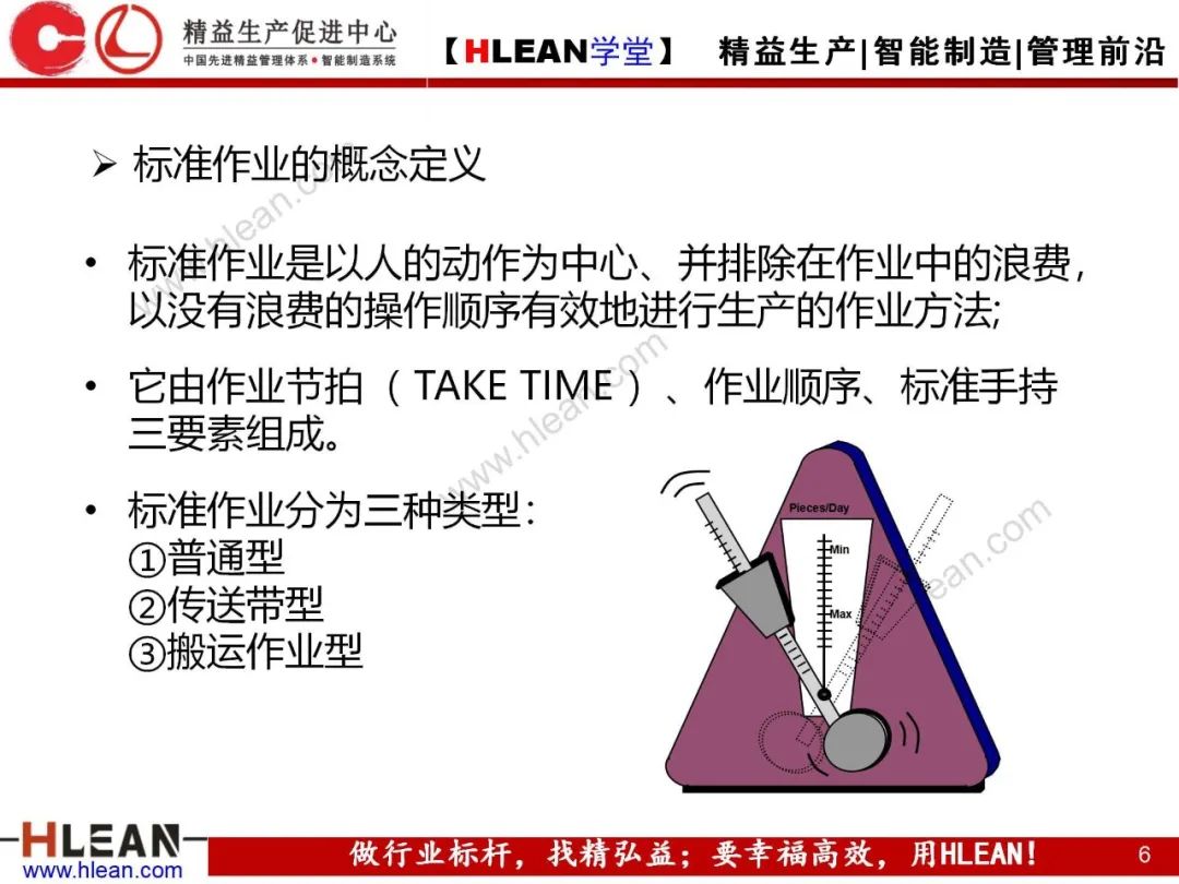 「精益學堂」標準作業的運用及改善