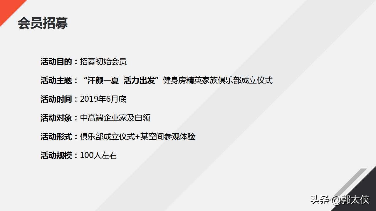 健身房营销方案PPT「全案营销」