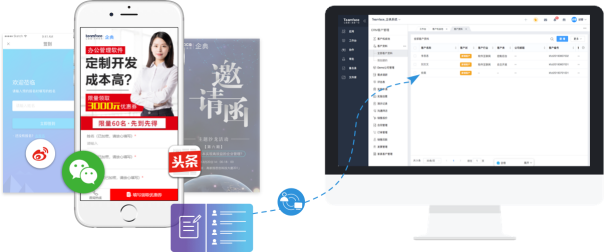 传统企业获客难？快用Web表单来线上引流