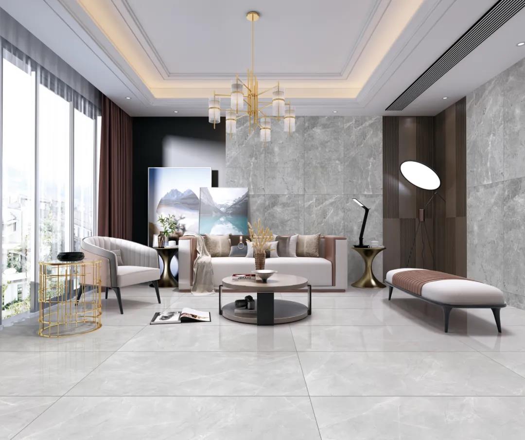 客厅怎么装修升华陶瓷6001200mm通体大理石瓷砖让家颜值翻倍