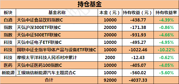 基金实盘分析—普涨行情下，科技与医药的角逐