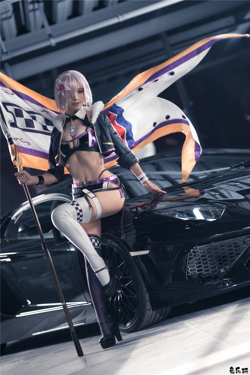 【cosplay】爱老师_PhD作品合集精选丨玛修-黑枪呆-同人赛车