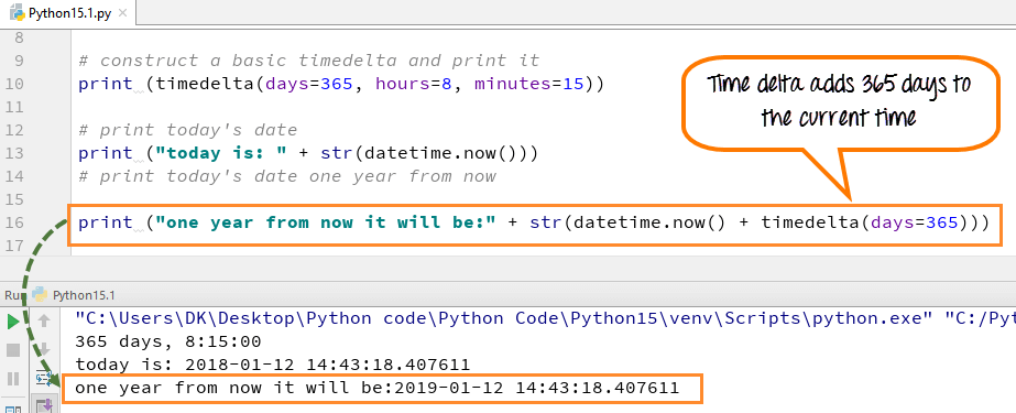 DAY6-step6 Python DateTime, TimeDelta, Strftime(Format)