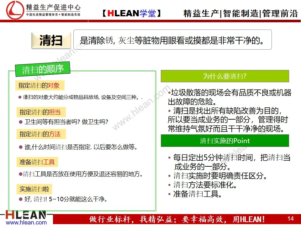 「精益学堂」5S与3定培训