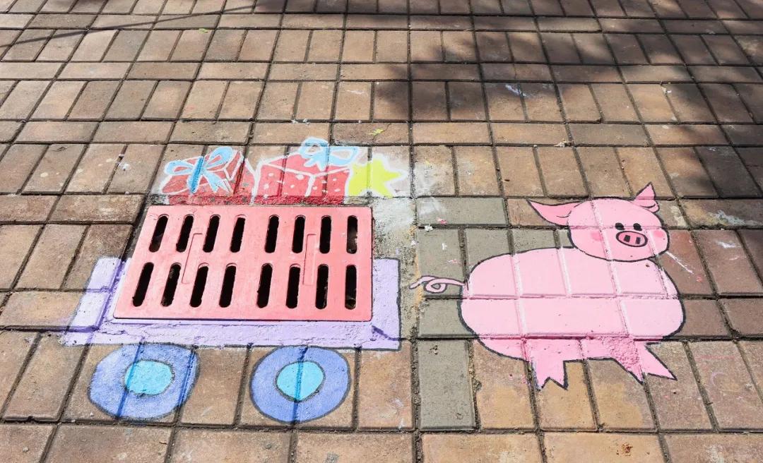 体美劳创新｜井盖“化彩妆”，他们的创意缤纷了衡实