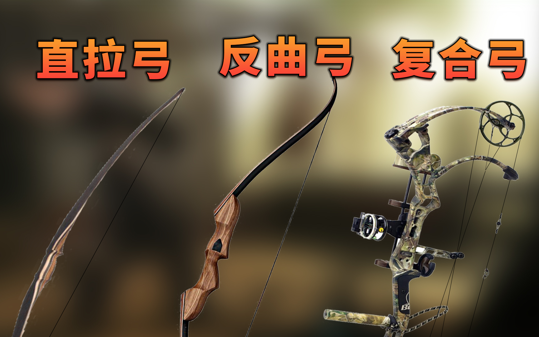 遊戲和電影中的u201c直拉弓u201du201c反曲弓u201du201c複合弓u201d到底是怎麼區分的_森納映畫 