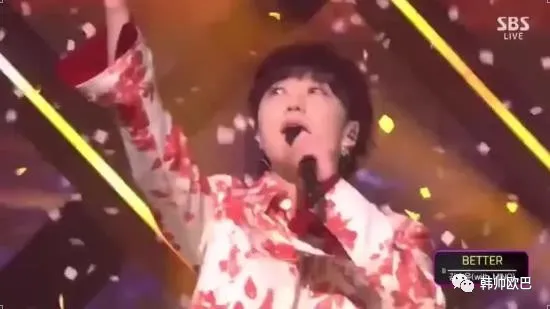 昨天人歌ending大失败的这位男团爱豆