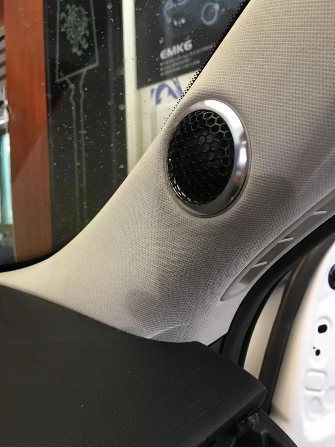 Mazda CX5 car audio upgrade golden acoustic horn + Gutong dsp, simple