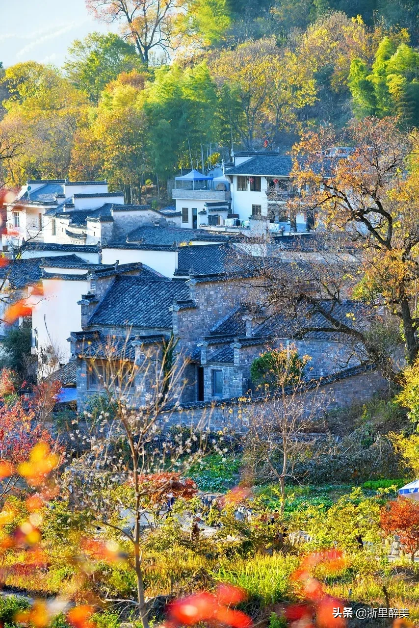 10 ancient towns with beautiful autumn colors, if you are tired, go to stay for a few days
