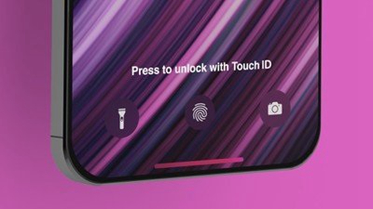 苹果增强版Touch ID 屏下指纹专利曝光，在下部手机使用