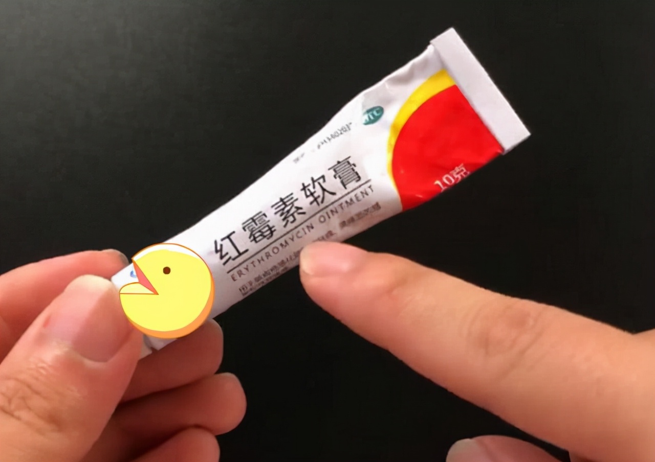 What will happen to the body if erythromycin ointment is applied twice