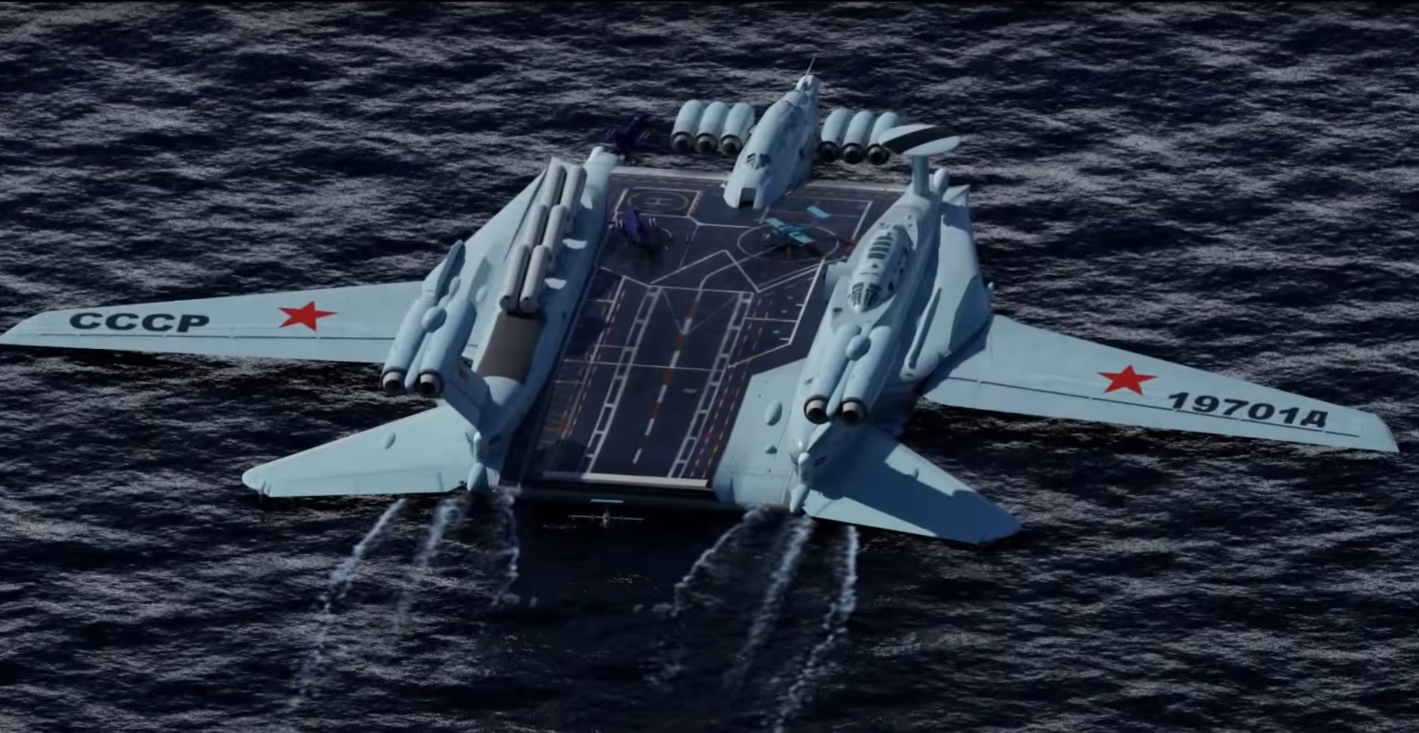 神秘的里海怪物，400公里外能打航母，航速有每小时800千米