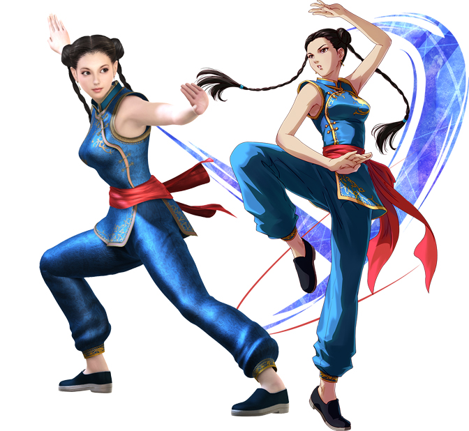 格斗游戏人设和画风反差太大，或许这就是卖家秀的区别吧