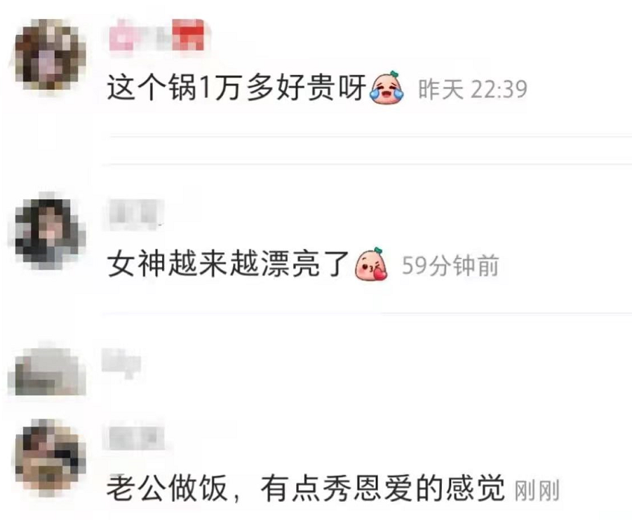 35岁何洁辟谣生4胎，买万元厨具做饭生活滋润，婚戒不离手超幸福