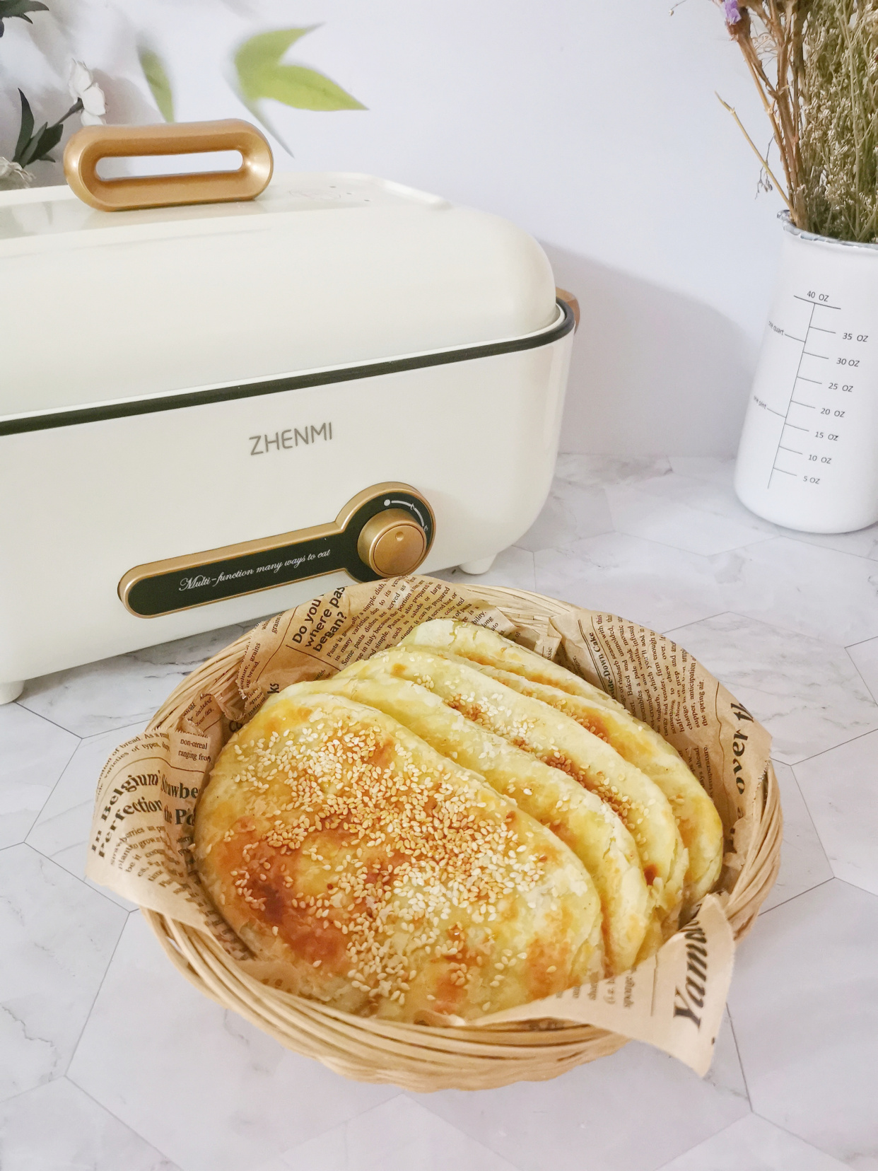 早餐迷上這燒餅，酥得掉渣兒，分享配方和做法，再也不用排隊買了