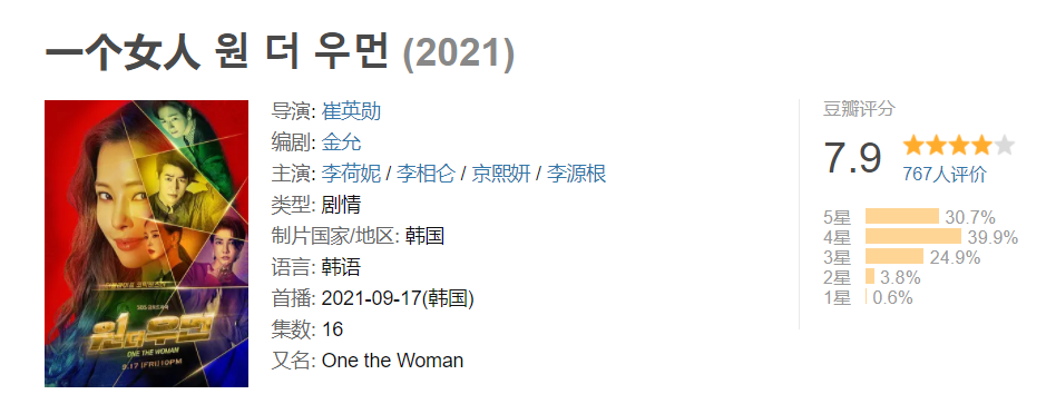 One the woman 韩剧