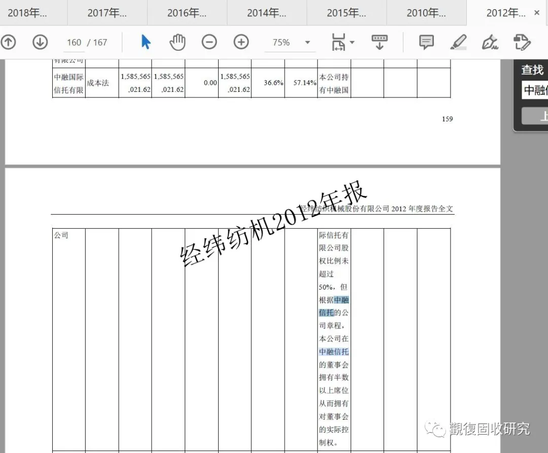 央企经纬纺机:中融信托我吃定了,耶稣也留不住它,我说的