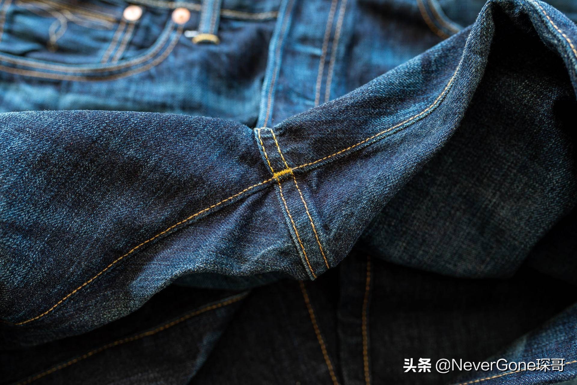 绕不开的袋花情节——一条RRL水洗赤耳牛仔裤