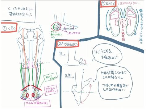 怎么画正面的鞋子 教你画脚的结构和鞋的画法 资讯咖