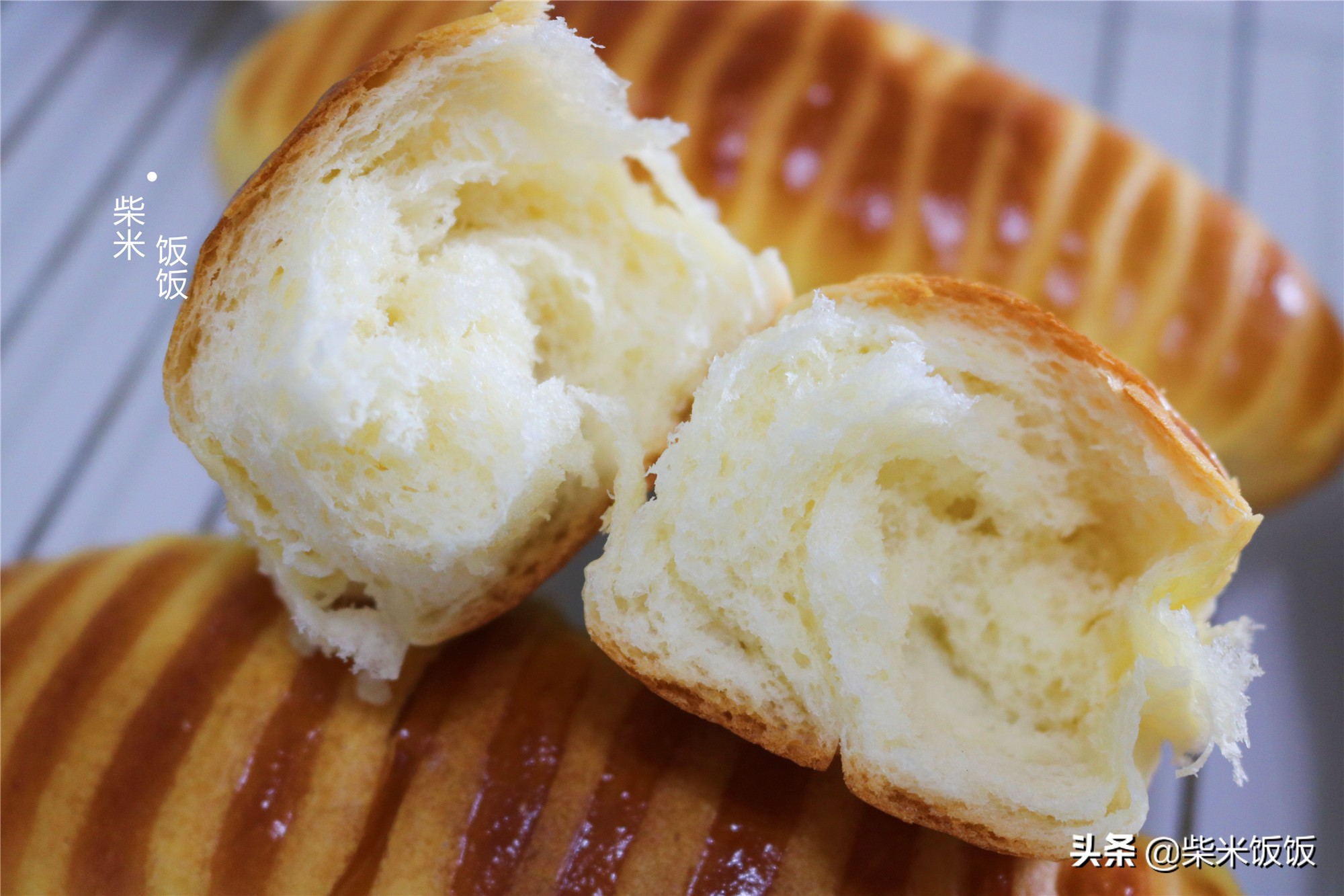别给孩子买面包了，自己在家做，一次发酵，做法简单，香软好吃