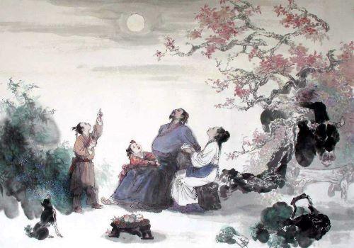 中秋节，集中欣赏一组月亮的诗词名句