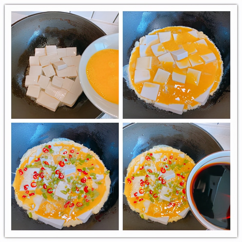 嫩豆腐最好吃的做法，经济实惠，简单2步，鲜香滑嫩拌饭真的绝了