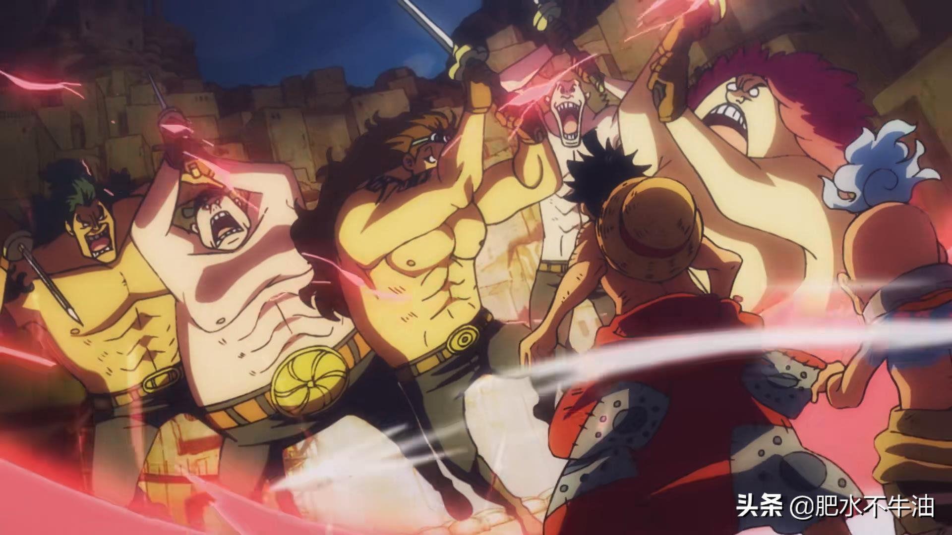 海贼王，金色的霸王色，火红色的流樱，每种霸