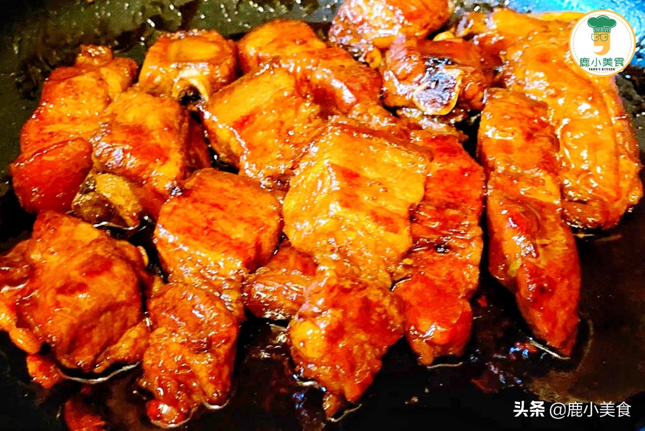 年夜飯，寓意“鴻運當頭”的紅燒肉，不焯水做法，肉嫩醬濃不肥膩