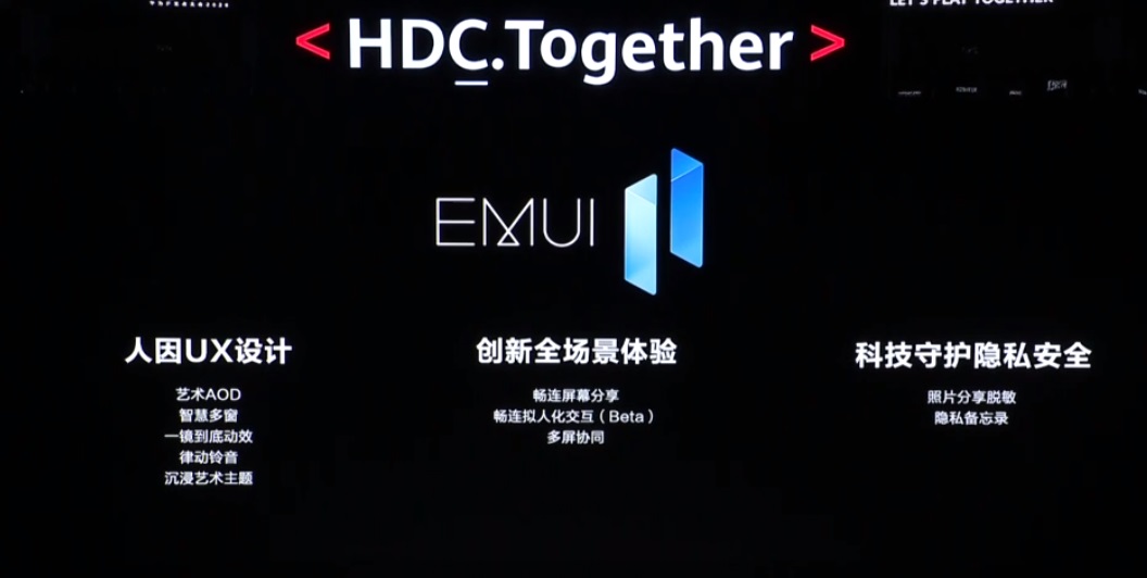 华为公司EMUI 11系统软件宣布公布