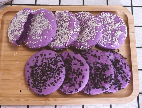 图片[6]-【紫薯糯米饼】做法步骤图 香甜软糯少油低脂健脾胃还滋补-起舞食谱网
