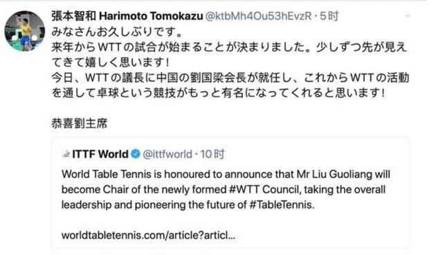 张本智和礼仪举动让人琢磨不透？很正常，对刘