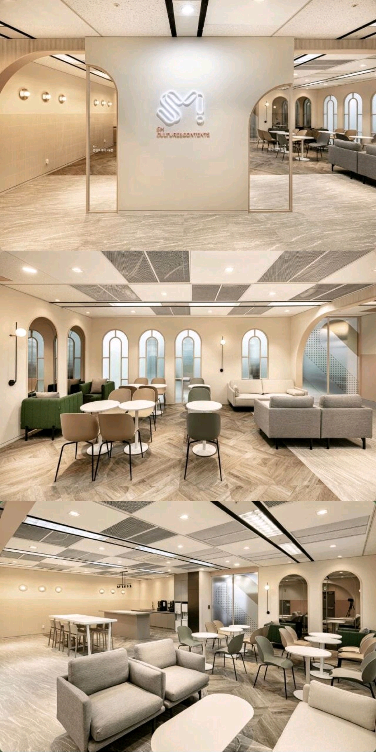 SM新公司內部照片公開，EXO NCT aespa歌詞傳說中的曠野是這規模嗎