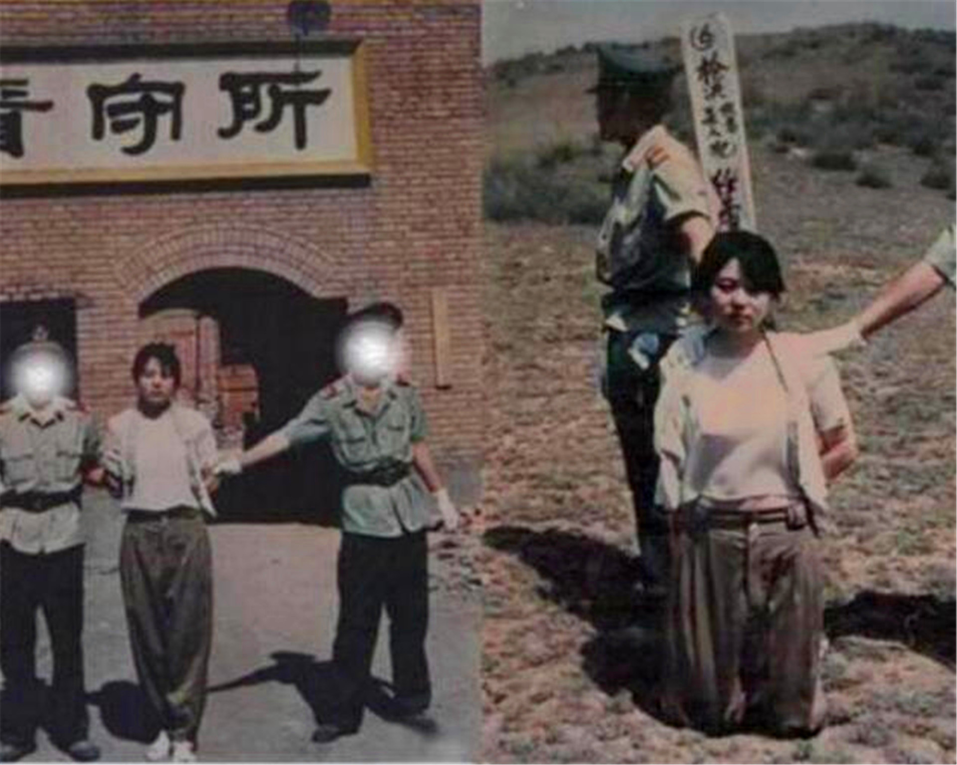19岁少女被枪决前，突然主动张开嘴，众人疑惑，